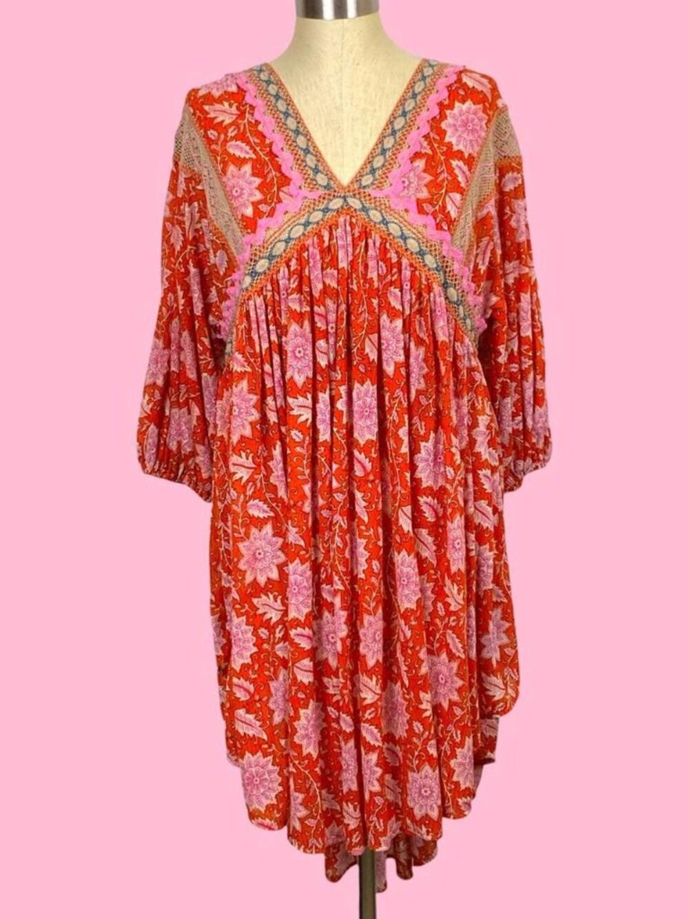 Free People Boho Mini Dress